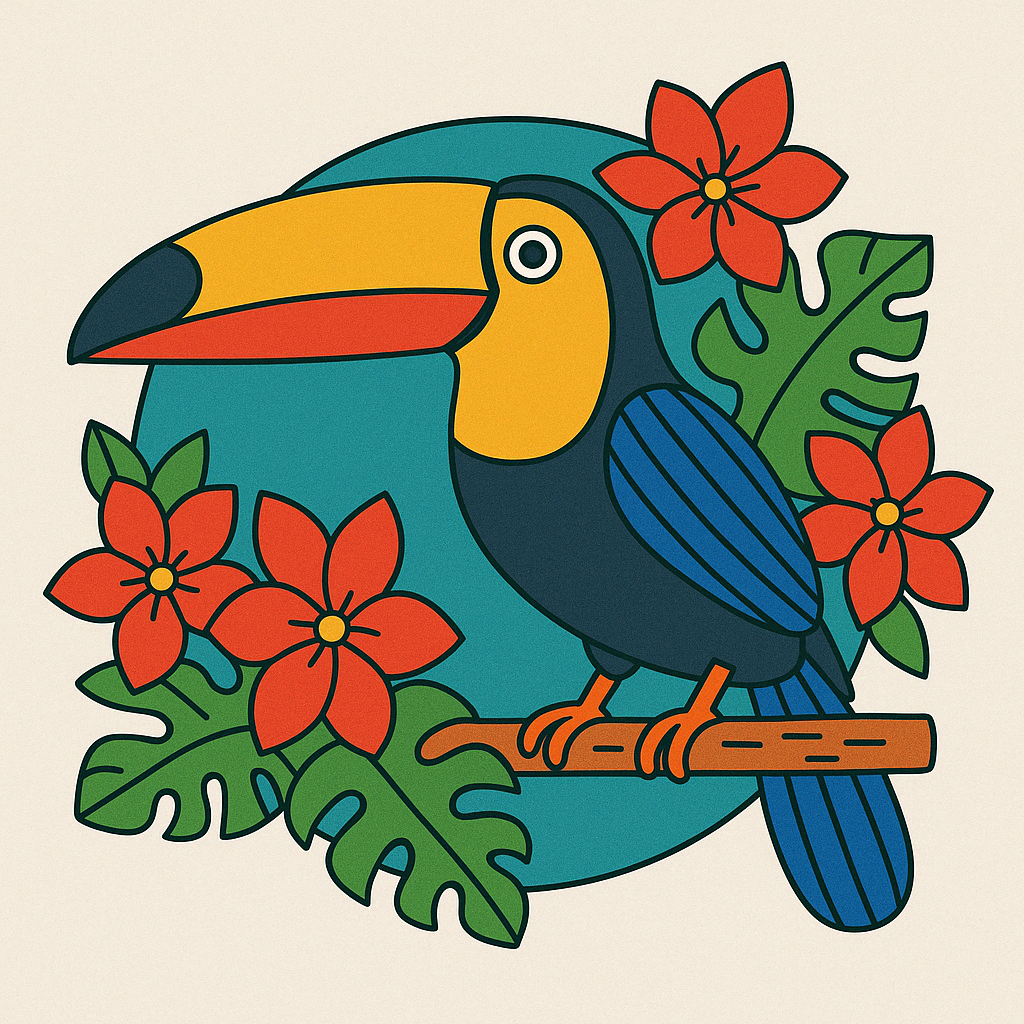 Toucan Pre-marked Design for painting