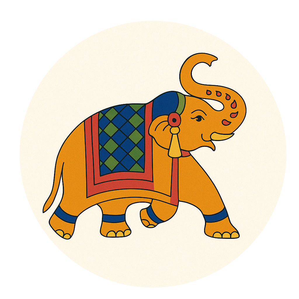 Elephant Pre-marked Design for painting