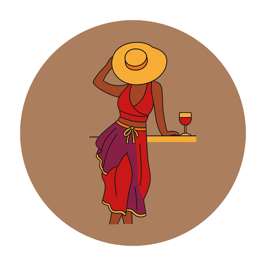 woman Pre-marked Design for painting