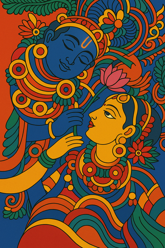 Krishna Pre-marked Design