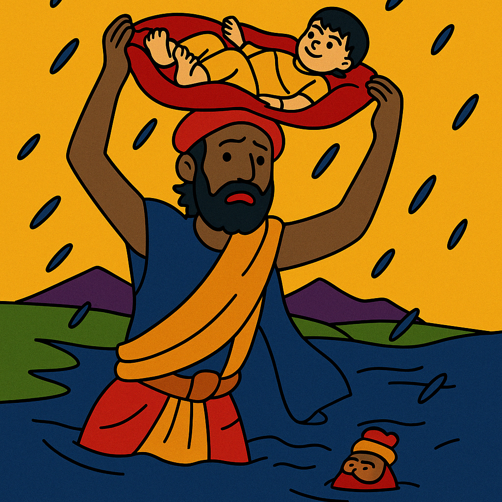 Krishna Pre-marked Design