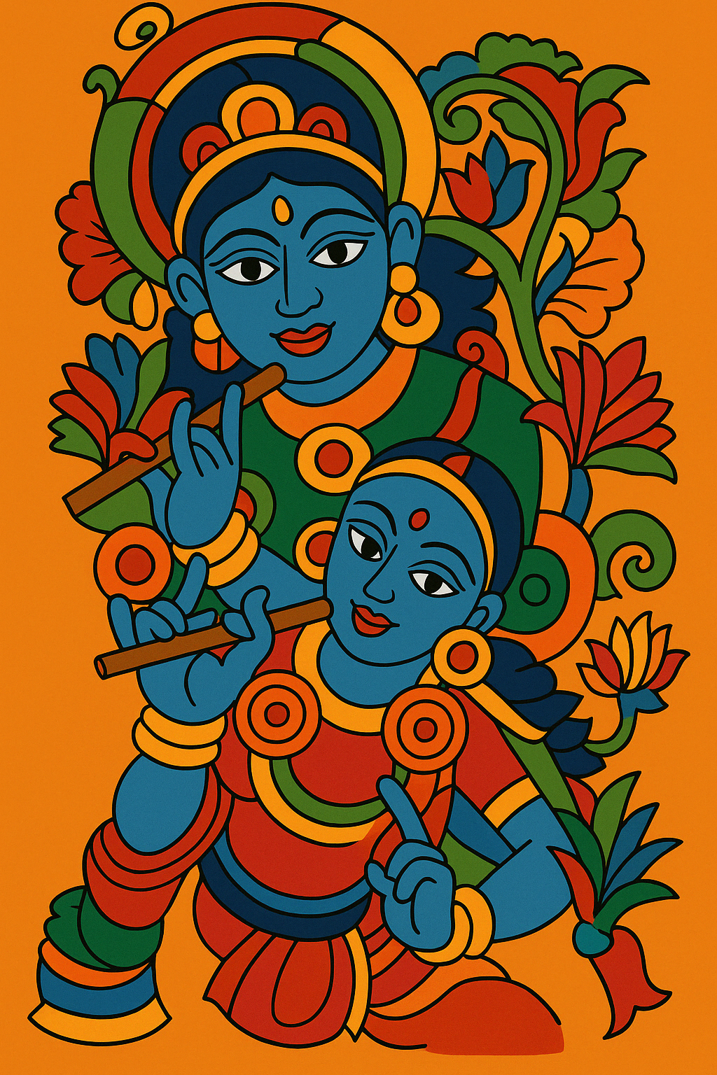 Krishna Pre-marked Design