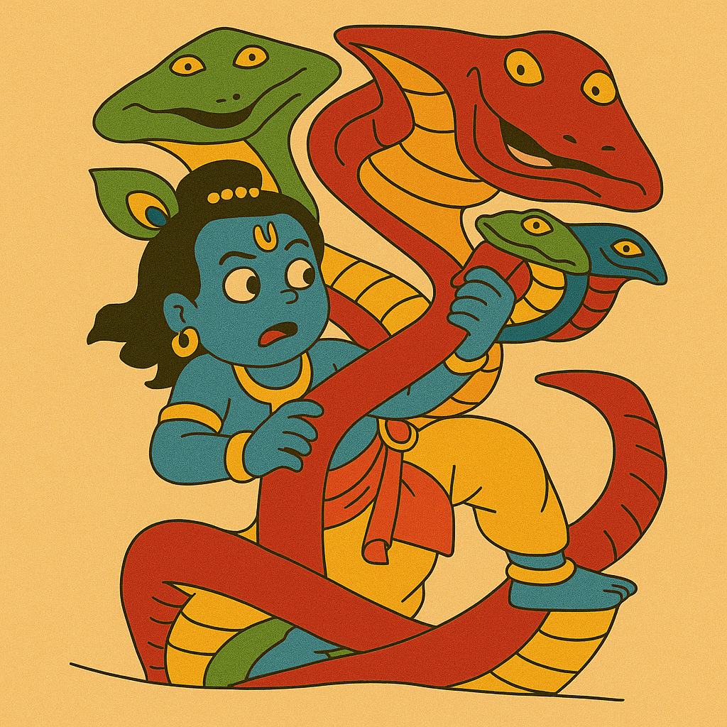 Krishna Pre-marked Design