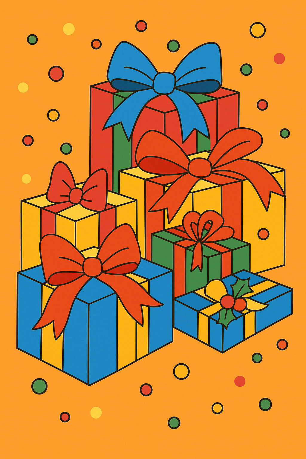 Gift box pre-marked-for-painting
