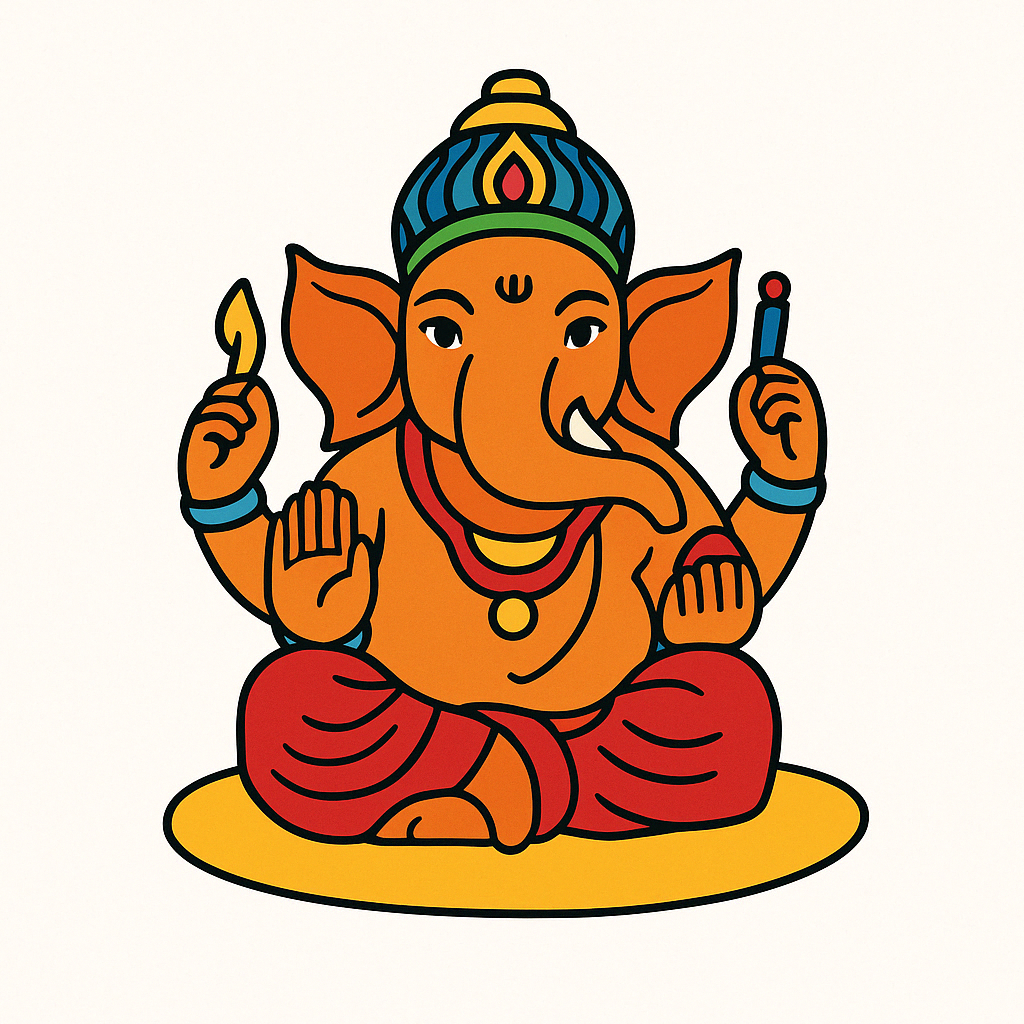 Ganesh Ji MDF Pre-Marked Cutout