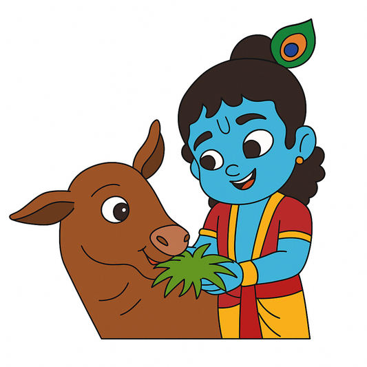 Baby Krishna Pre Marked Cutout