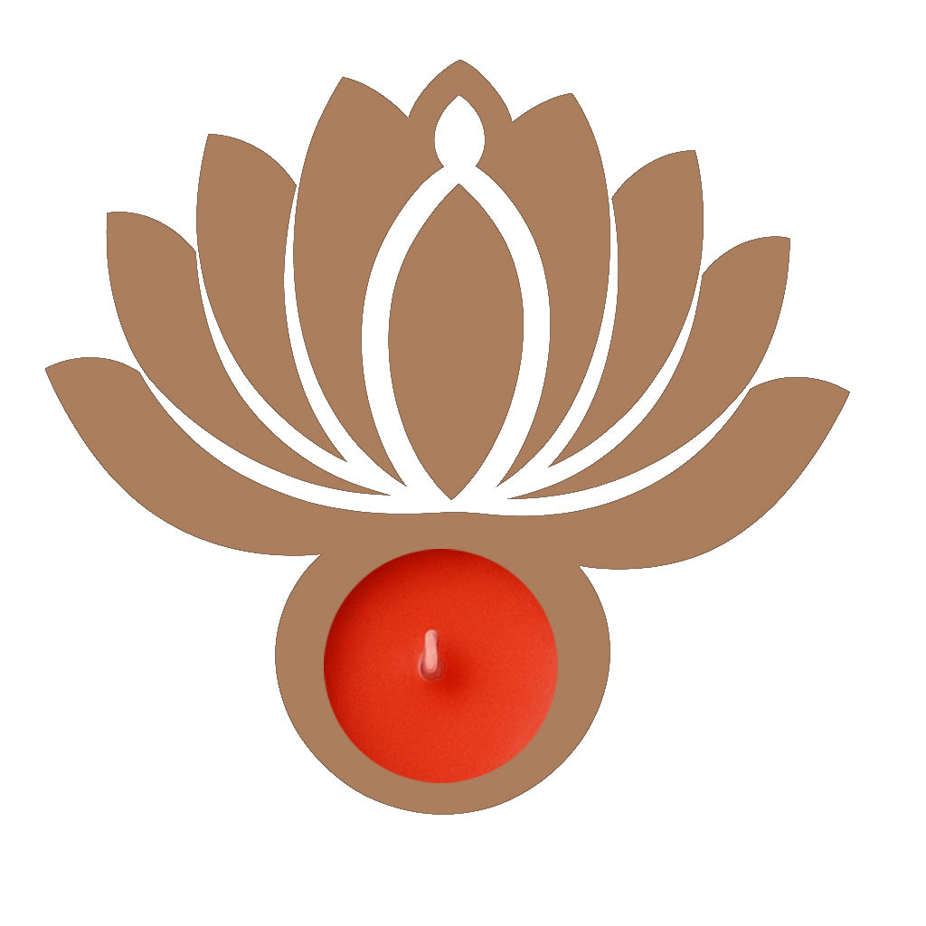 Lotus T Light Candle Holder