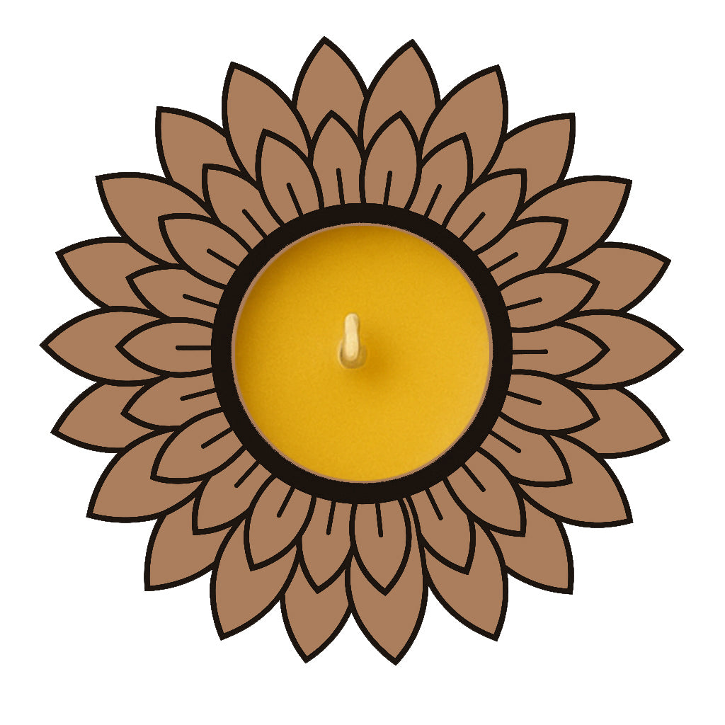 Flower T Light Candle Holder