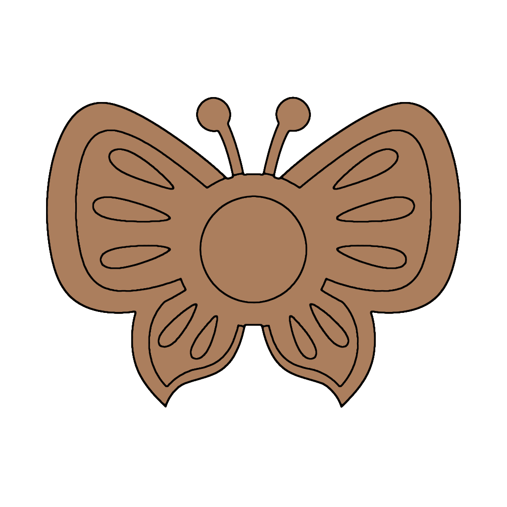 Butterfly T Light Candle Holder Premarked