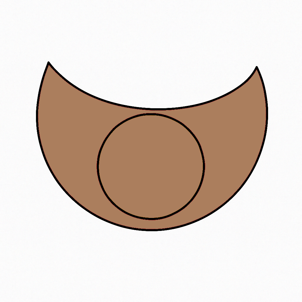 Moon Shape Tea Light Candle Holder