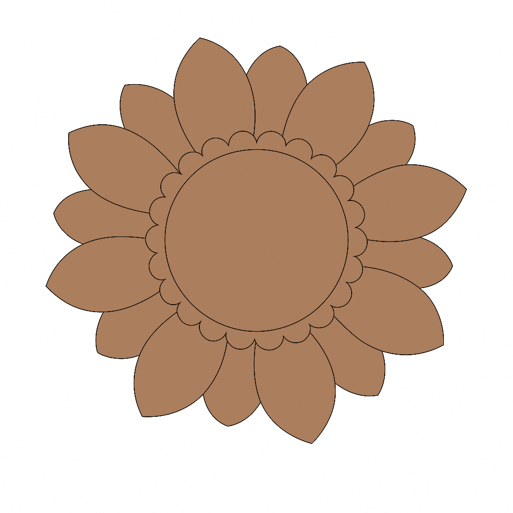 Daisy Floral MDF T Light Candle Holder