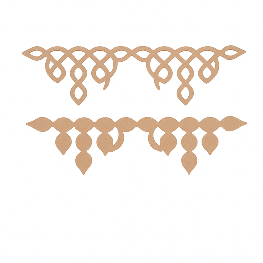 Border Plain MDF Kolam Art Cutout