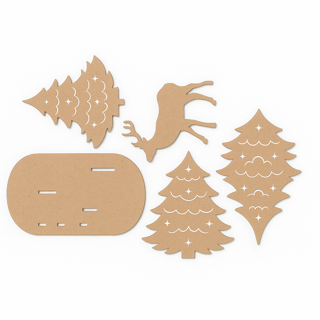 MDF Christmas Tree Cutout