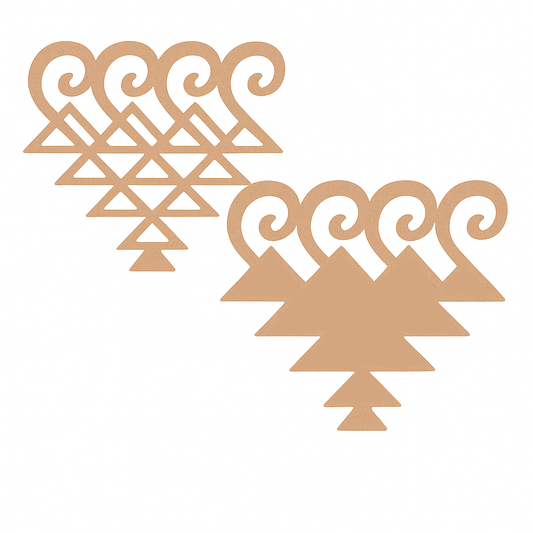 Saraswati Yantra MDF Kolam Art Cutout