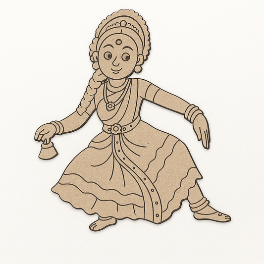 Kathakali Dance Pre Marked Cutout