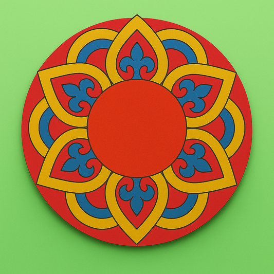 MDF Pre Marked Round Mandala