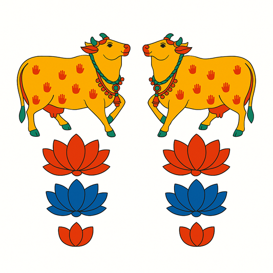 Pichwai Cow Cutout