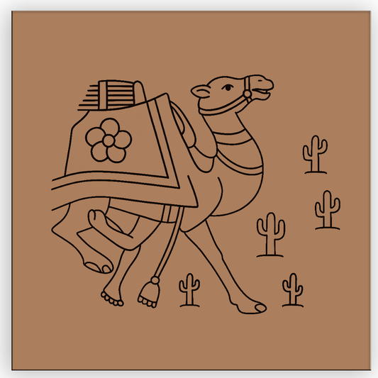 Camel Pre-marked Design for painting