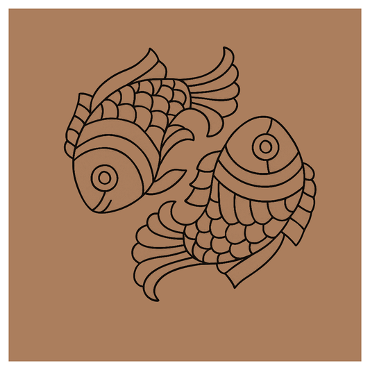 Fish Pre-marked Design for painting