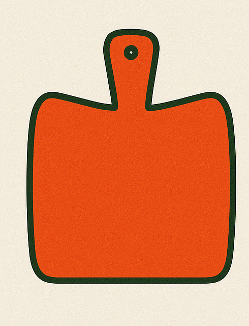 MDF chopping board Fridge Magnet