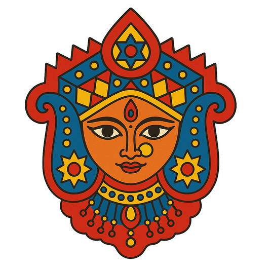 DIY Durga Maa Designer MDF Plain Jharokha