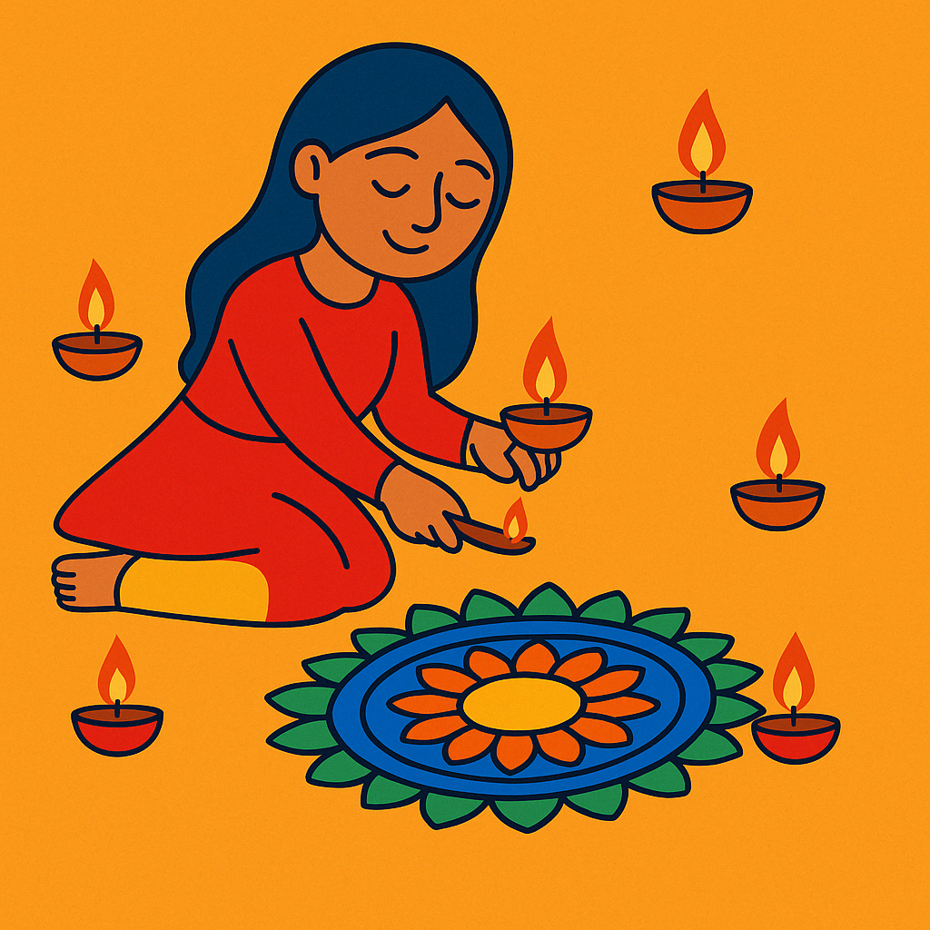 Rangoli DIY Canvas Base for Painting