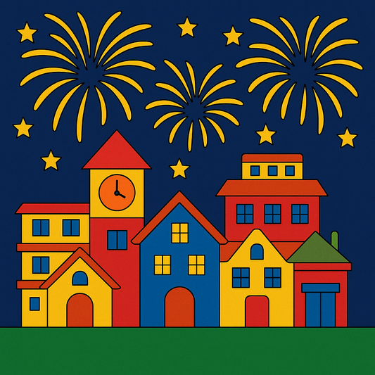 Festival Of Lights pre-marked-for-painting