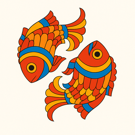 Fishes Pre Marked Wall Plate