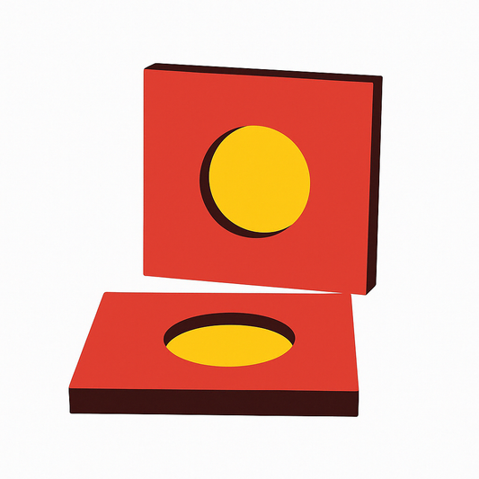 Square Shape MDF Tea Light Holder