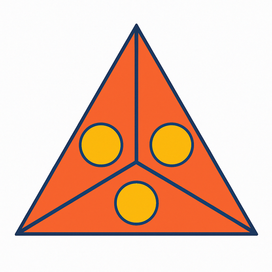 Triangle Shape Tea Light Candle Holder