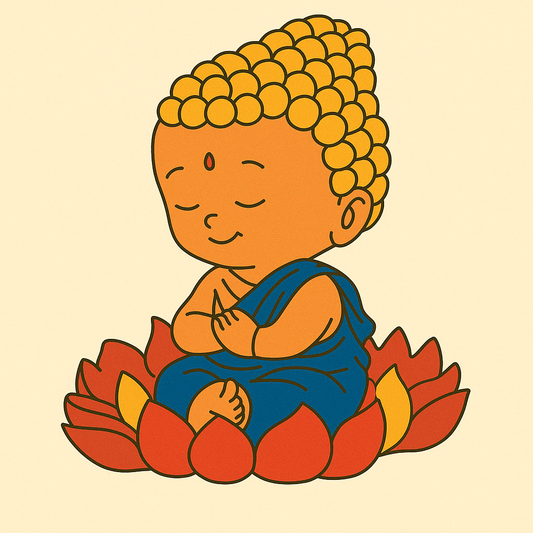 Baby Buddha MDF Pre-Marked Cutout