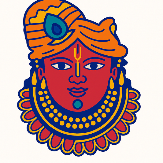 Shreenath ji cutout with Marking