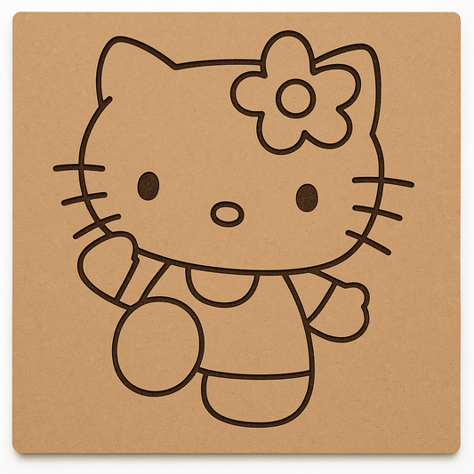 Cute Cat MDF Kit