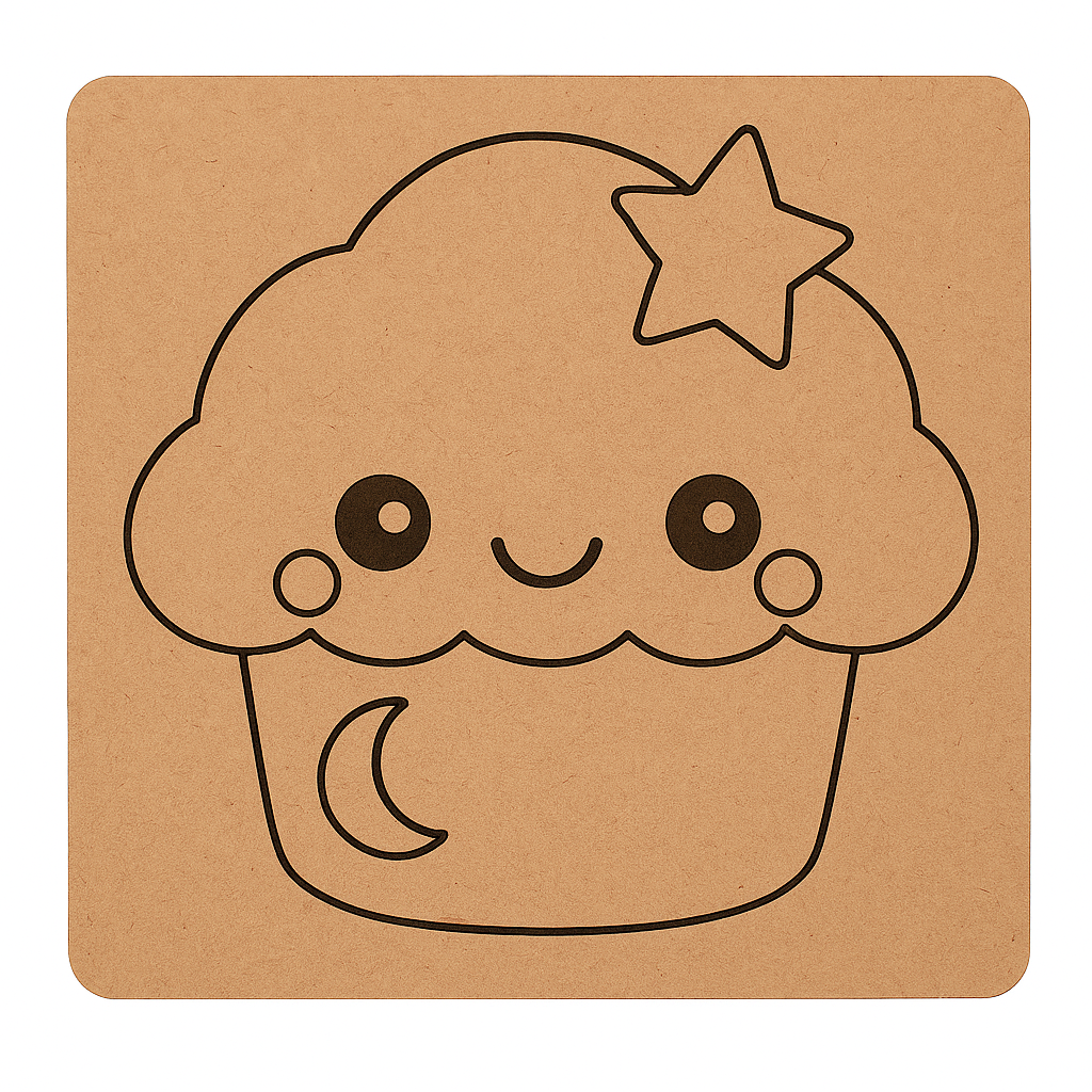 Cup Cake MDF Kit