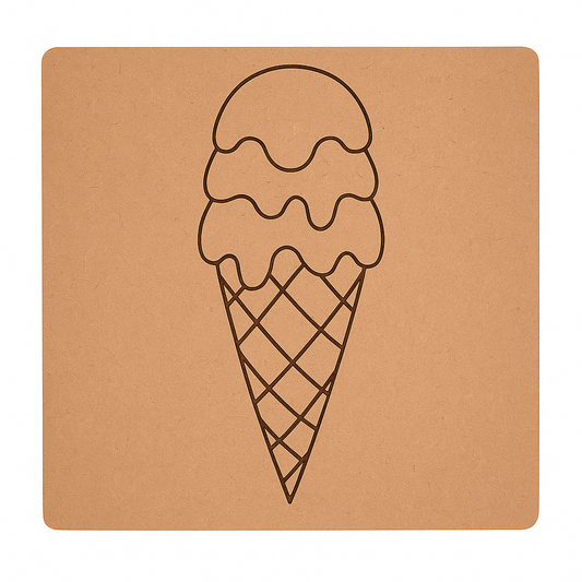 Ice cream MDF kit