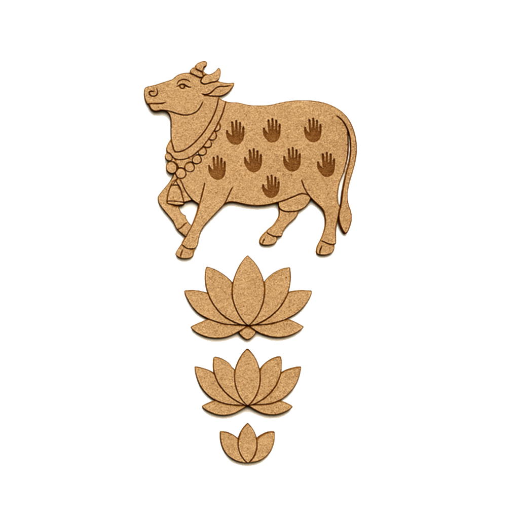 Pichwai Cow Cutout