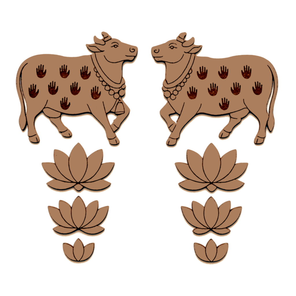 Pichwai Cow Cutout