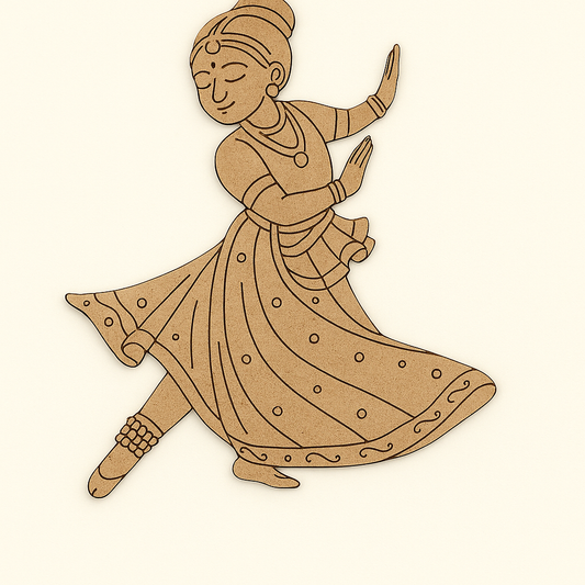 Kathakali Dance Pre Marked Cutout