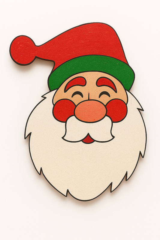 MDF Santa Claus Face Base