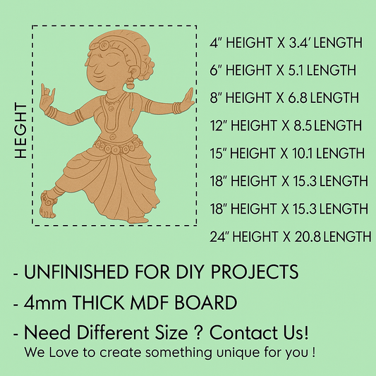 Kathakali Dance Pre Marked Cutout