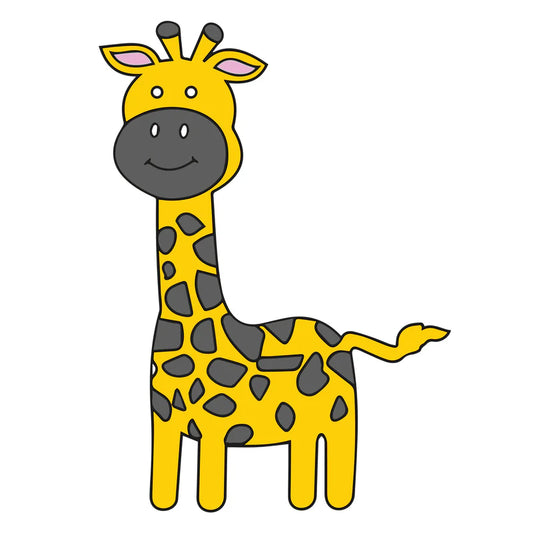 Giraffe Shape MDF Fridge Magnets Base