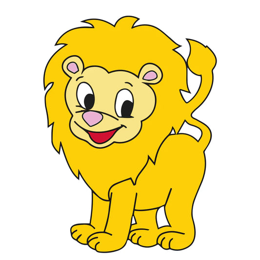 Lion Shape MDF Fridge Magnets Base