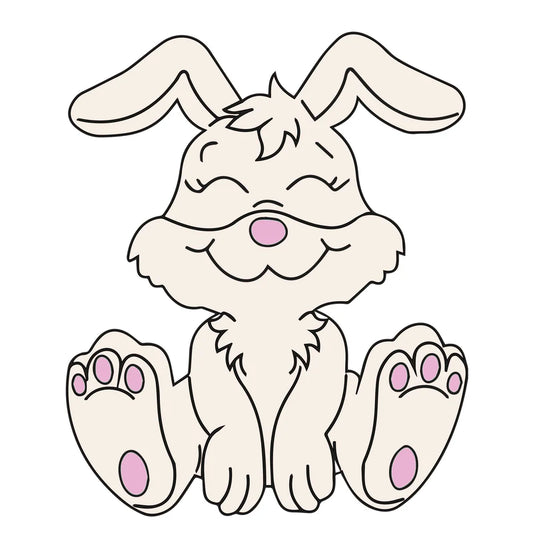 Rabbit Shape MDF Fridge Magnets Base