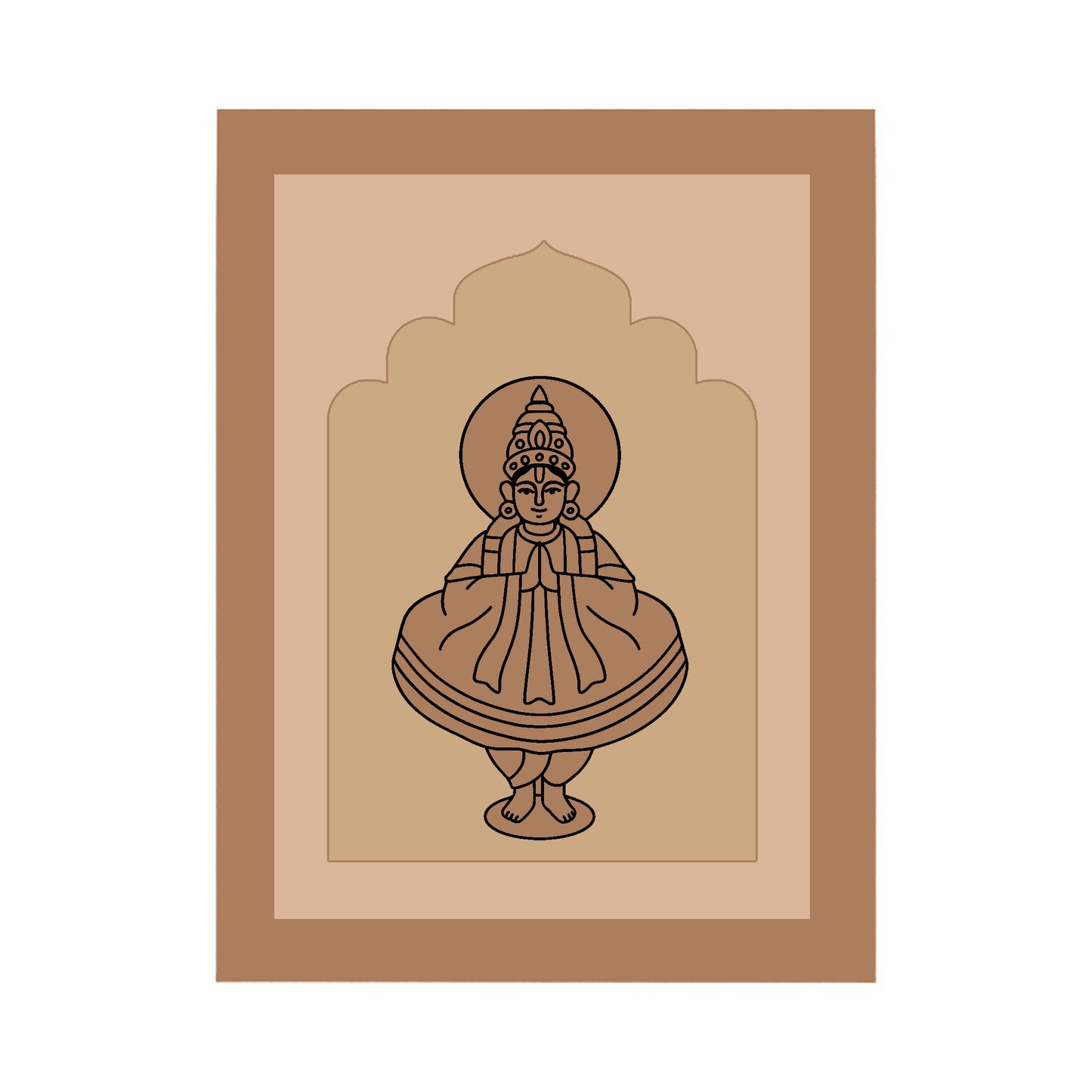 Kathak Design MDF Plain Jharokha