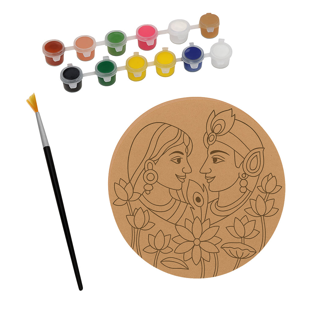MDF Pre Marked Round Mandala Kit