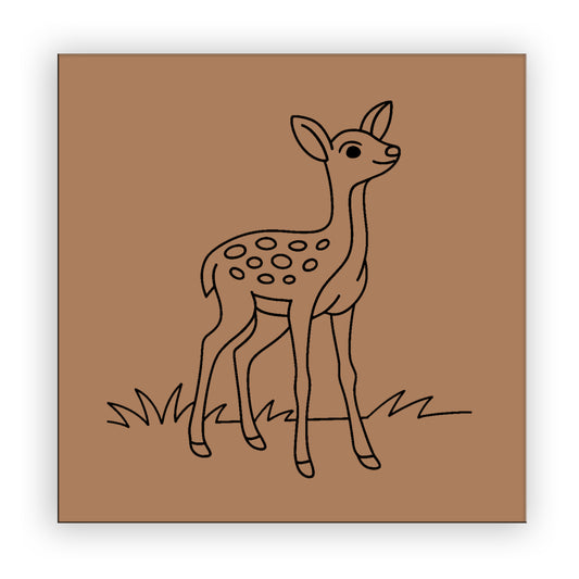 Deer Pre-marked Design for painting