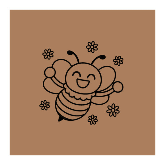 Bee Pre-marked Design for painting