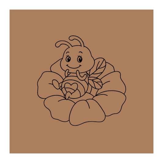 Bee Pre-marked Design for painting