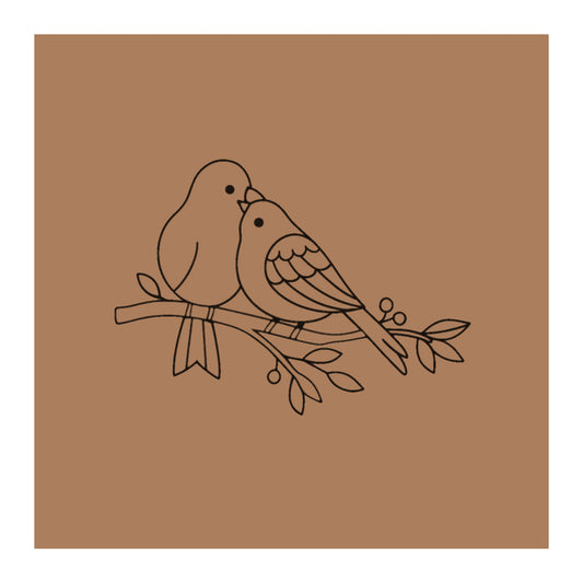 Love Birds Pre-marked Design for painting