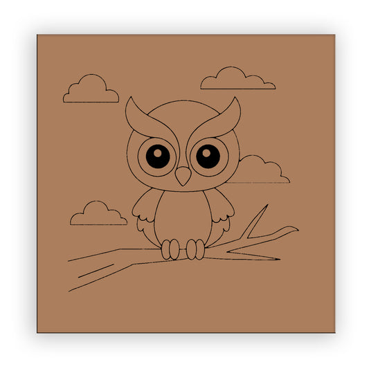 Owl Pre-marked Design for painting